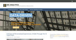 Desktop Screenshot of imcanalytics.com