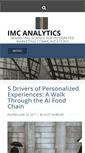 Mobile Screenshot of imcanalytics.com